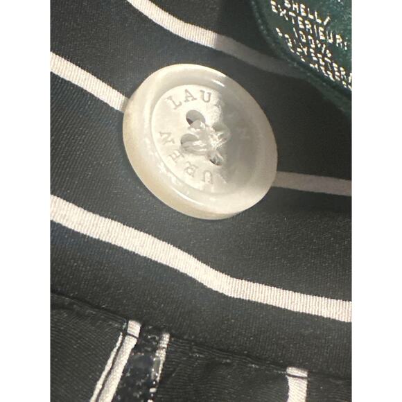 Ralph Lauren Women's Shorts Silky Black With White Striped Shorts Sz 8 - Picture 6 of 9